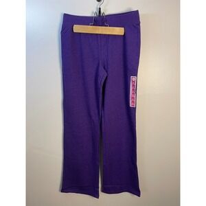Circo Girls Purple Wide Leg Sweatpants XL 14-16 NWT Fleece Knit Joggers Bow
